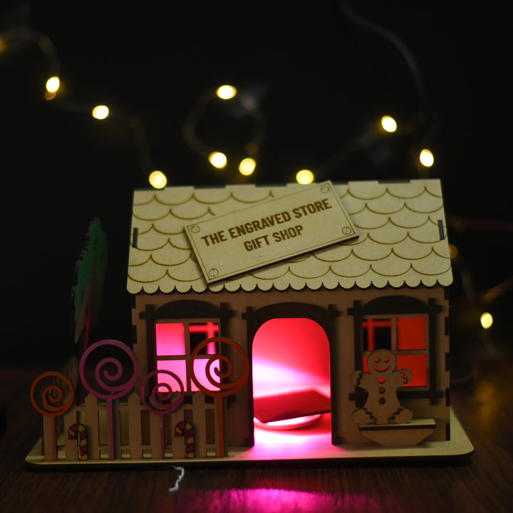Sparkling LED Christmas Cottage