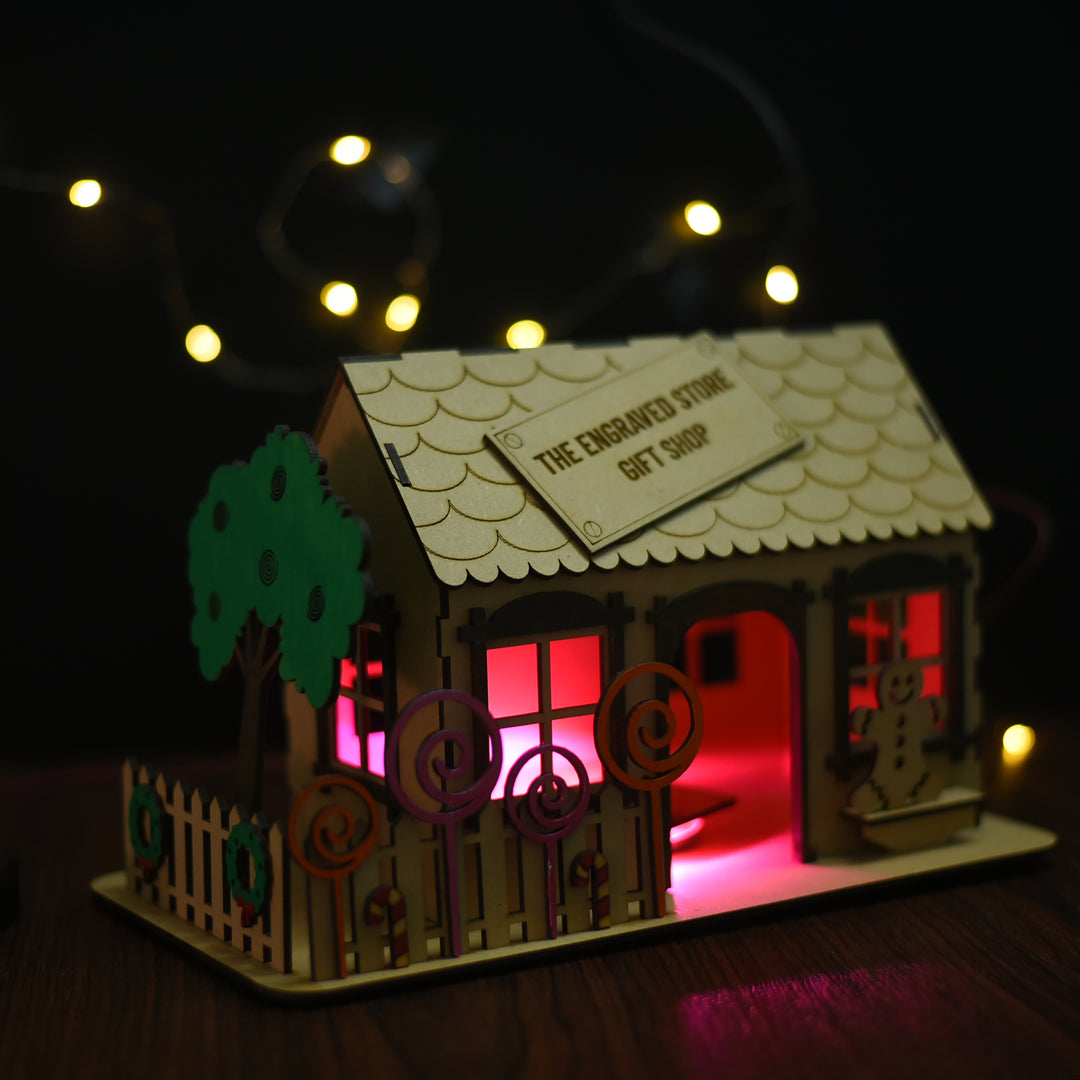 Sparkling LED Christmas Cottage