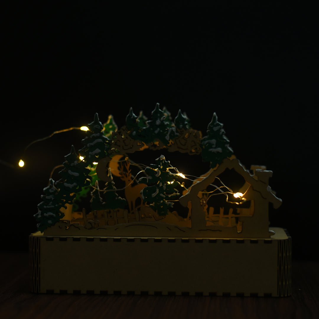 Christmas Wooden Showpiece - The Engraved Store