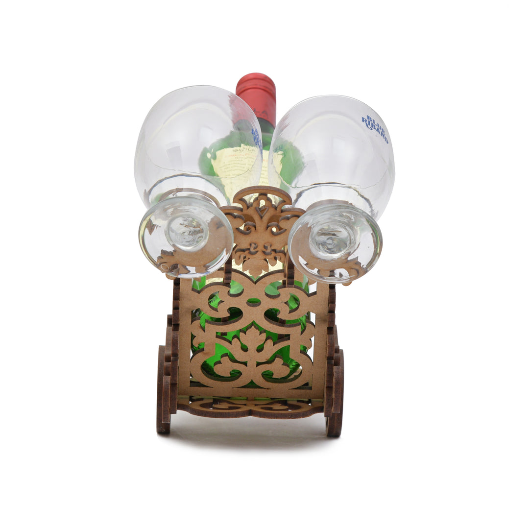 Beautiful Bike Shaped Wine Bottle Holder - The Engraved Store
