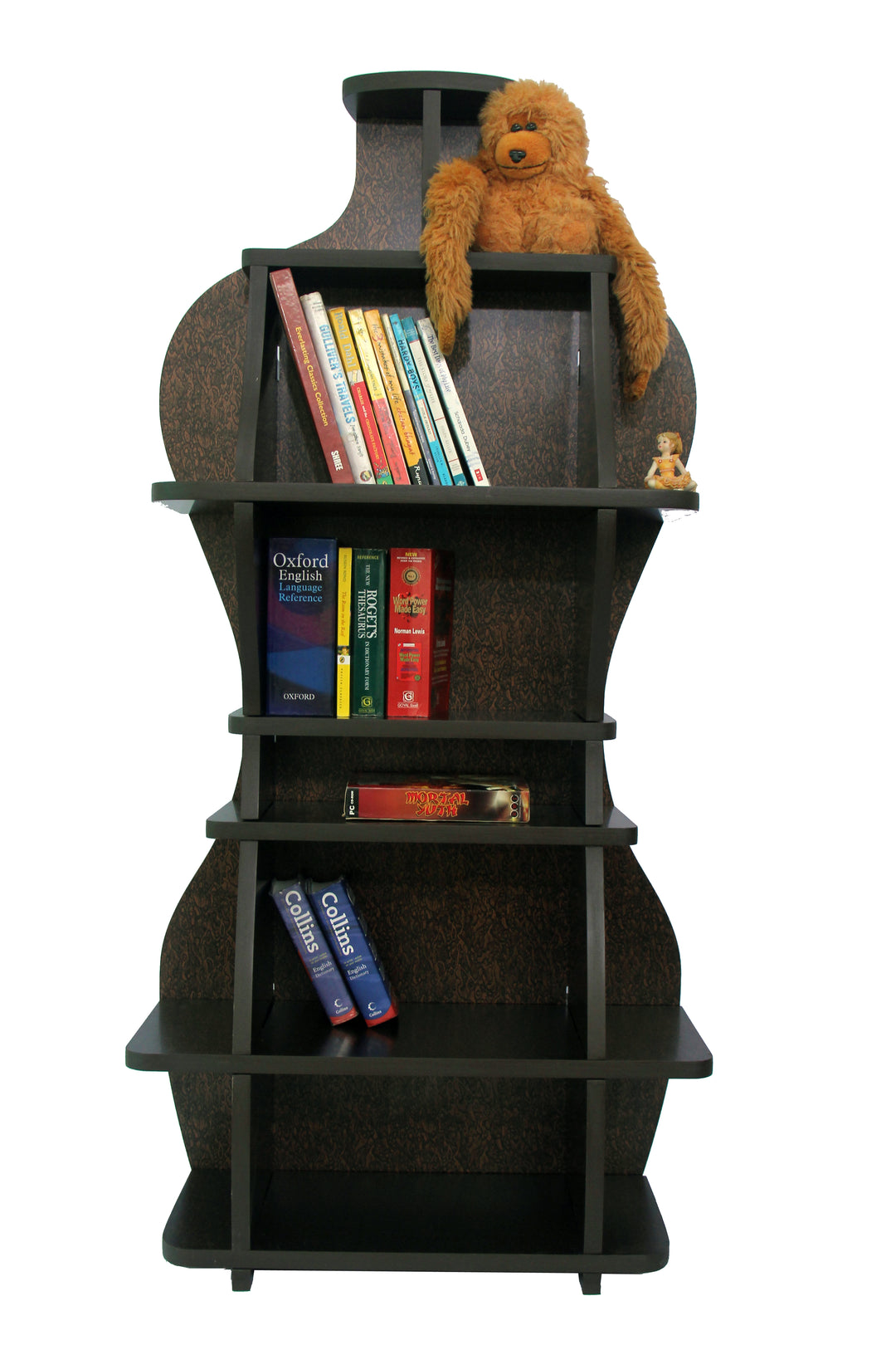 Wooden Bookshelf / Wine Cabinet - Shape of Lady - The Engraved Store