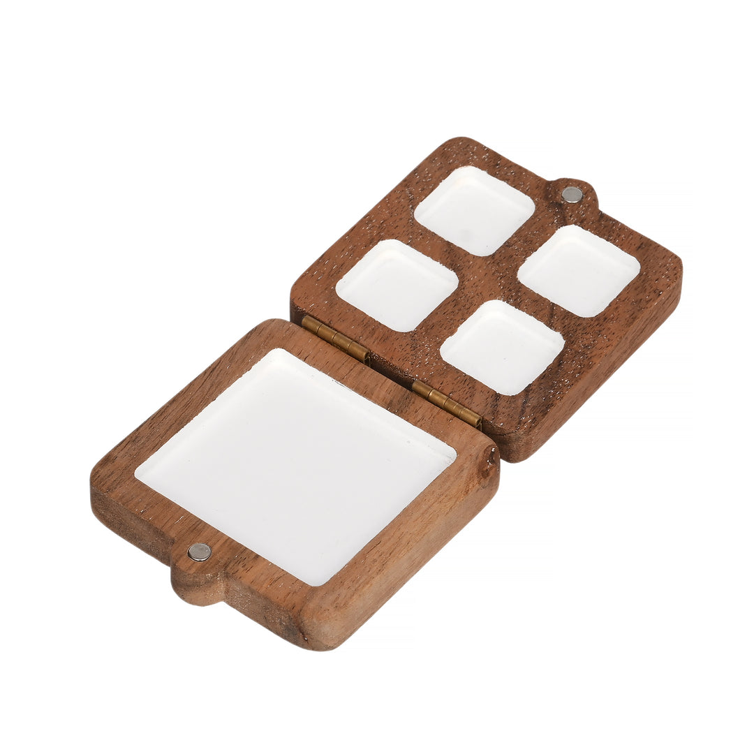 Portable Wooden Colour Palette | Painting Tray (4+1)