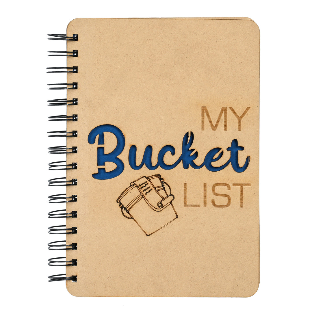 My Bucket List - Wooden Diary | Notebook