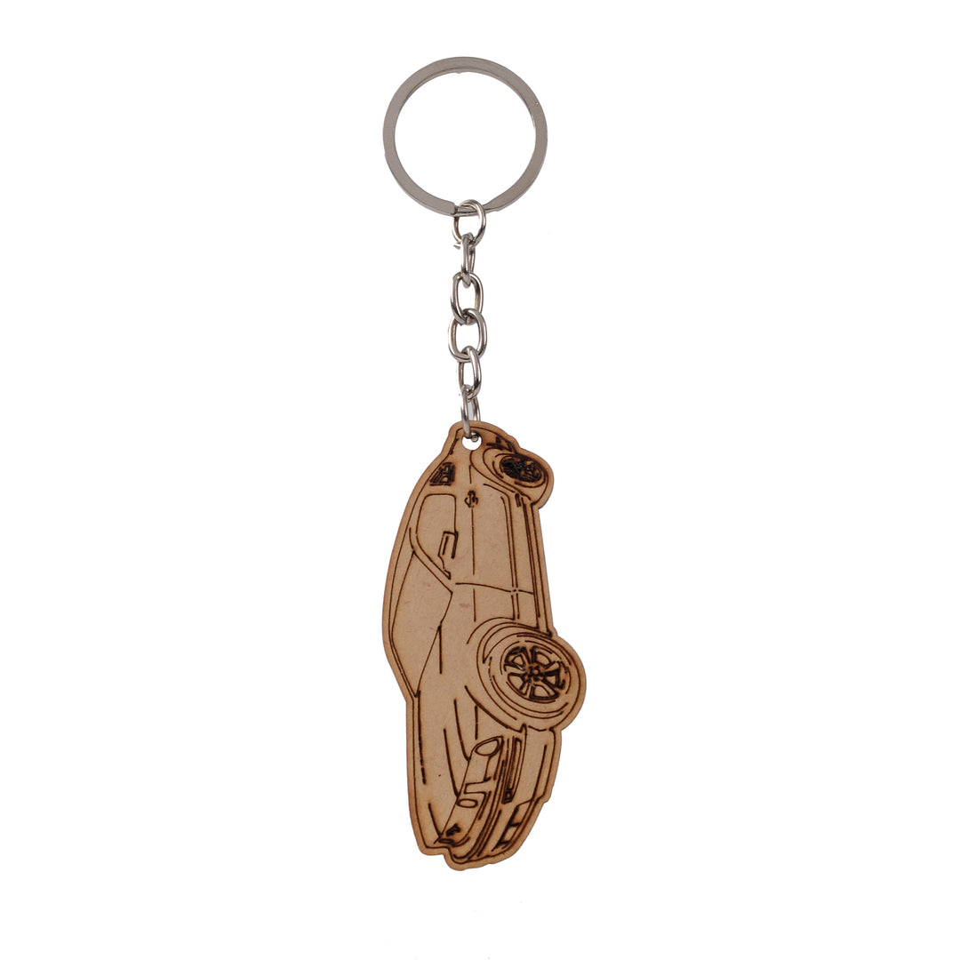 Ford Mustang Car | Wooden Keychain