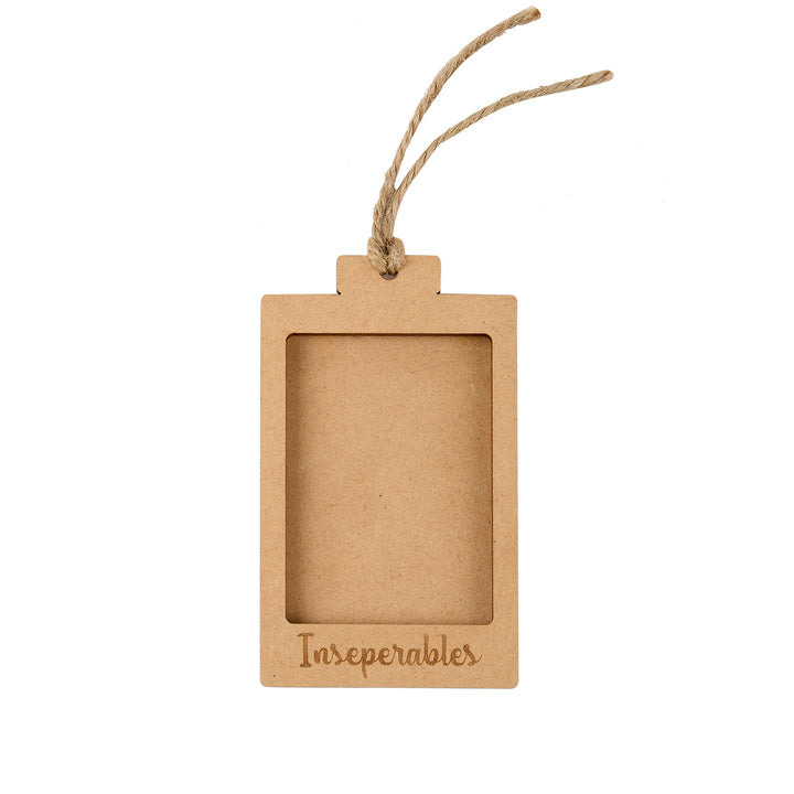 Inseparables | Wooden Polaroid Photo Frame | Customised Gift