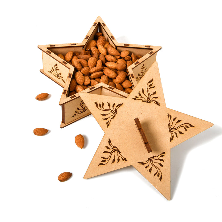 Star Wooden Gifting Box - The Engraved Store