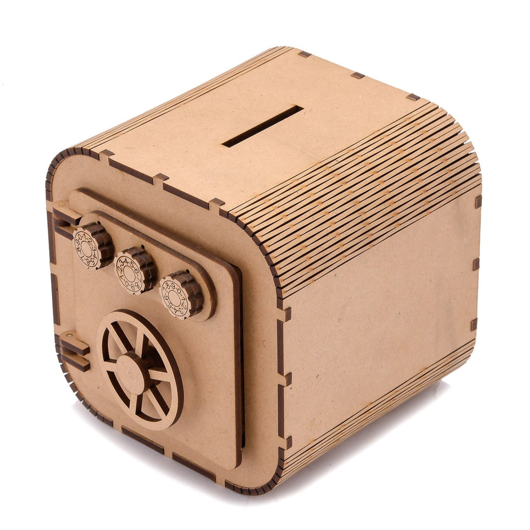 Piggy Bank in Locker Shape (Wooden) - The Engraved Store