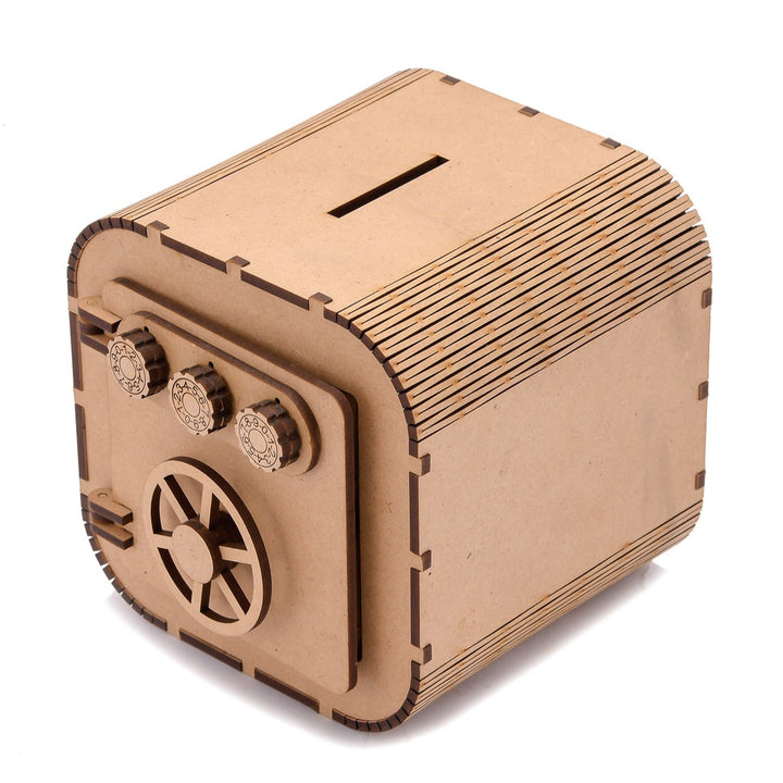 Piggy Bank in Locker Shape (Wooden) - The Engraved Store