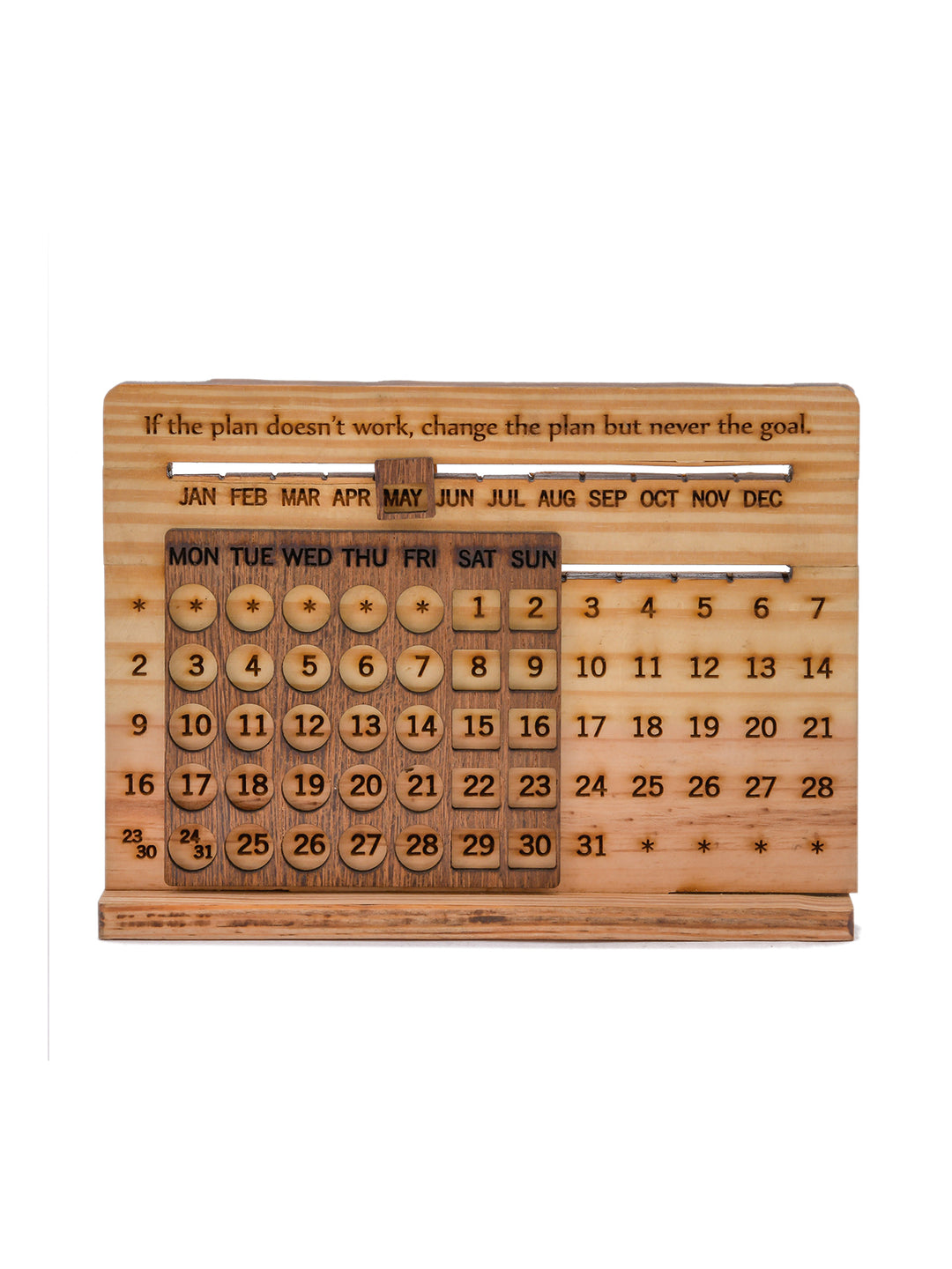 Wooden Calendar | Perpetual Calendar