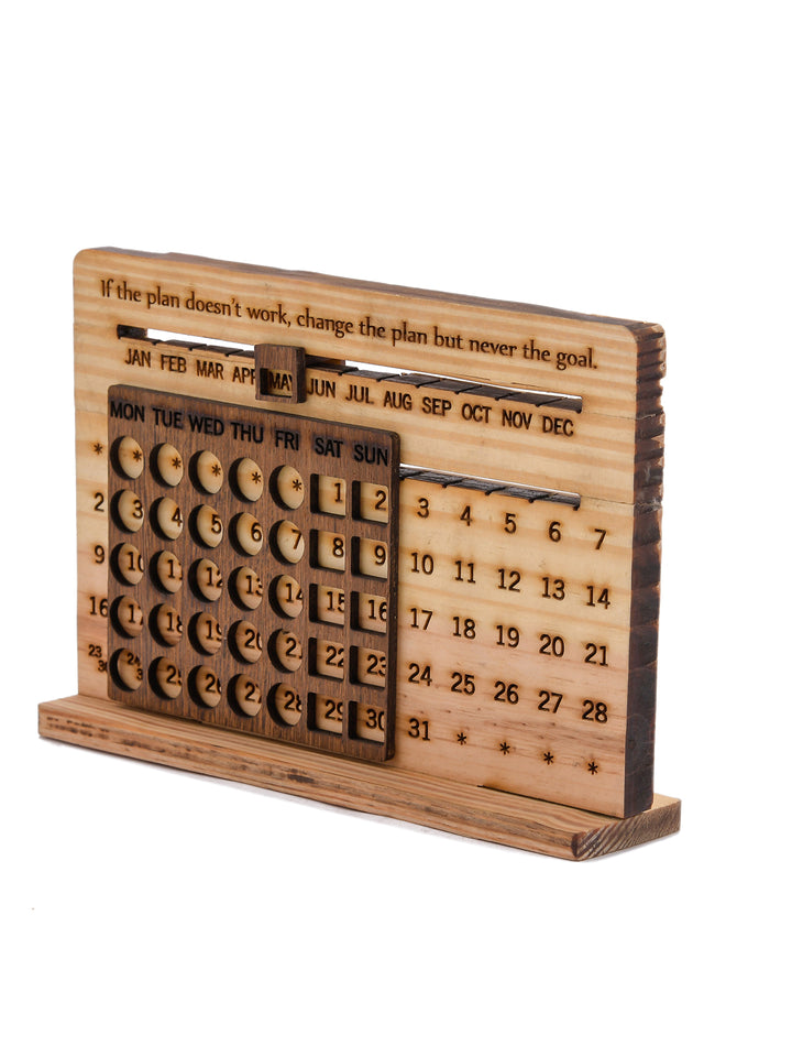 Wooden Calendar | Perpetual Calendar