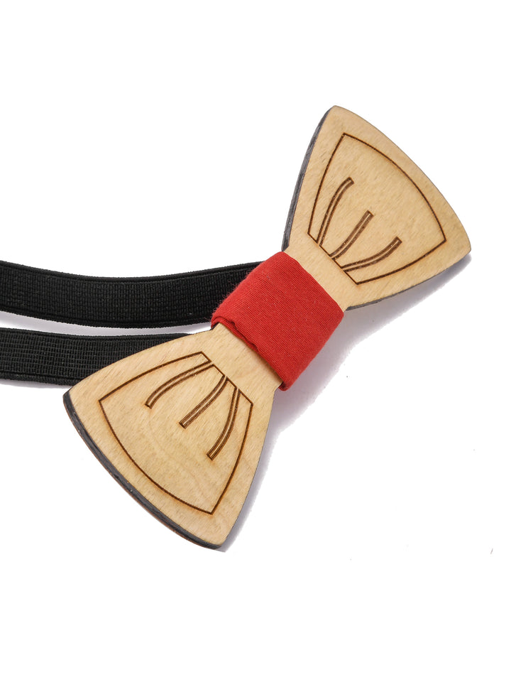 Engraved Wooden Bow Tie