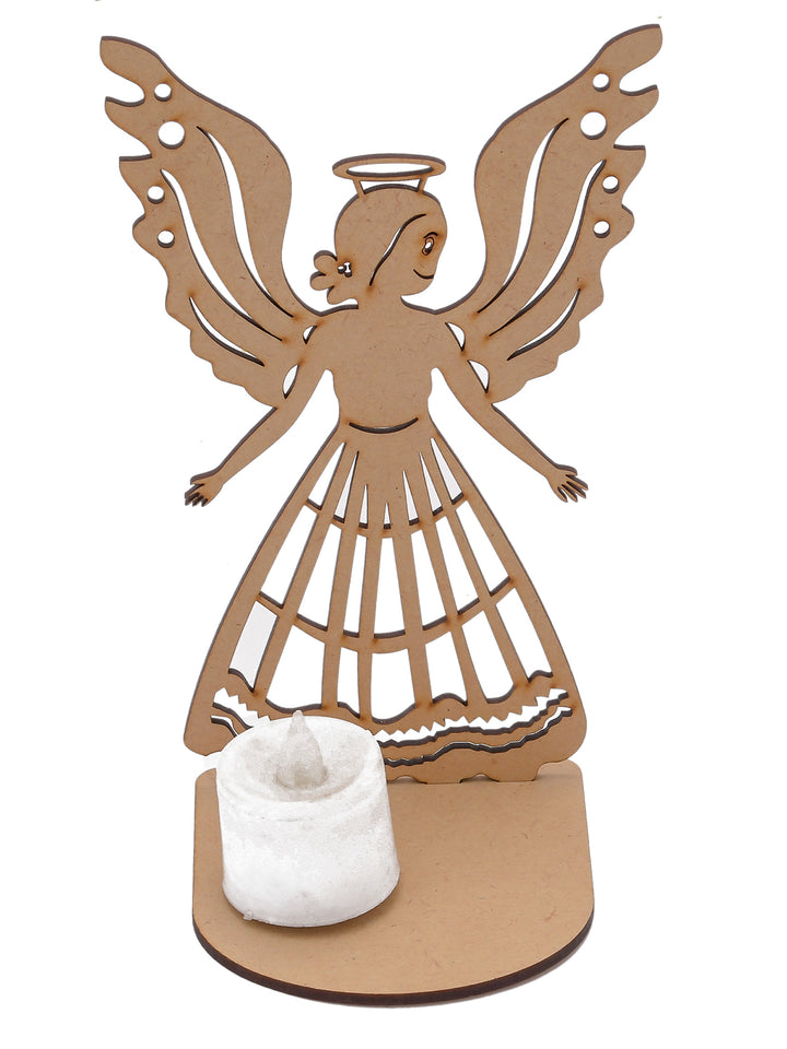 Wooden Fairy Tea-light Holder