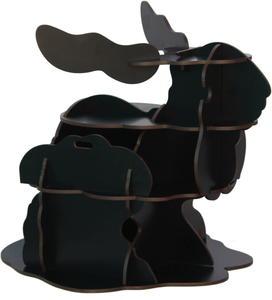 Rabbit Shaped Wooden Bookshelf DIY Easy to Assemble - The Engraved Store