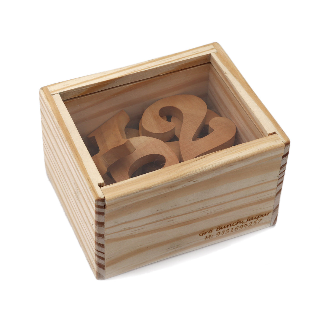 Handcrafted Wooden Numbers Bold (0- 9)