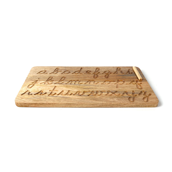 Lowercase Alphabet Cursive Tracing Board - The Engraved Store
