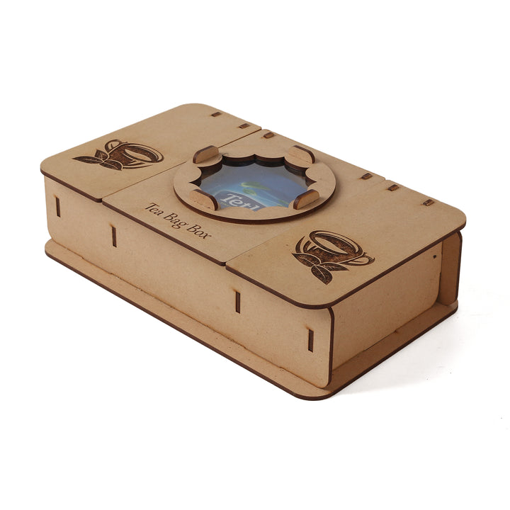 Wooden Tea Bag Box | Tea Organiser | Tea Dispenser | Tea Bag Storage