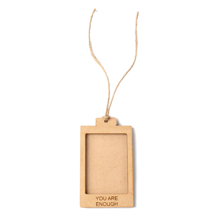 You Are Enough Photo frame Polaroid Style - The Engraved Store