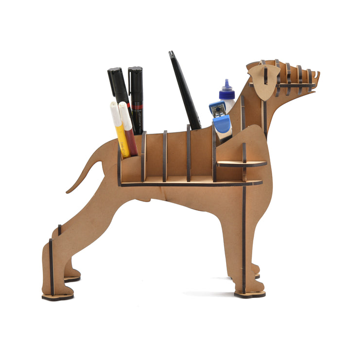 Wooden Dog Pen Stand DIY