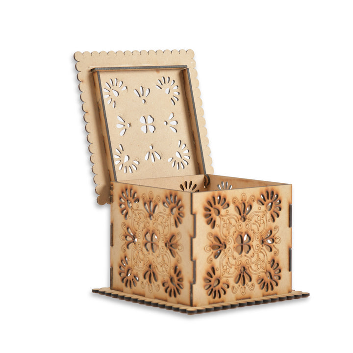 Wooden Square Box