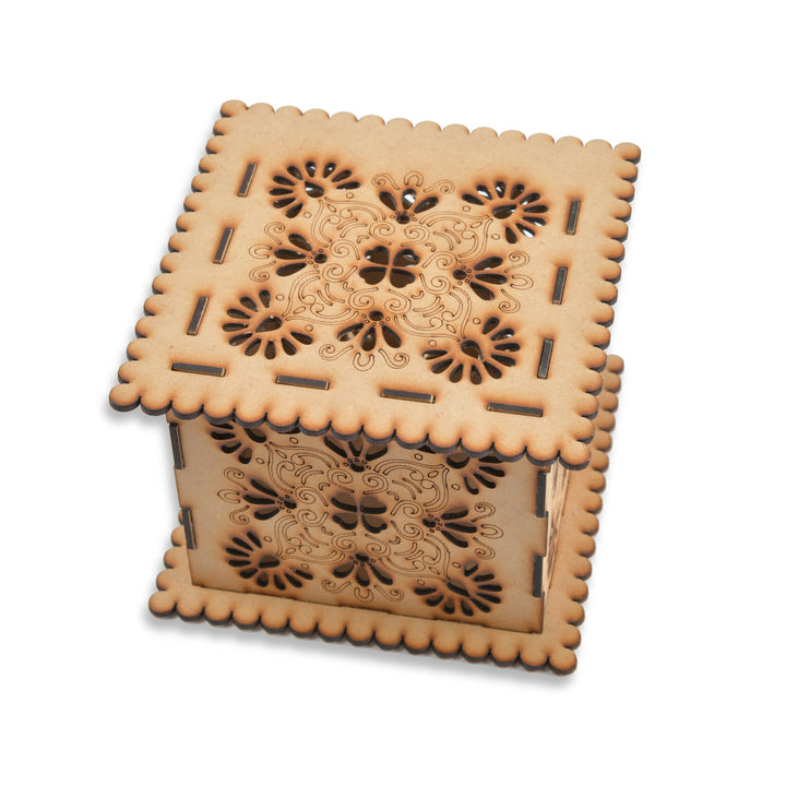 Wooden Square Box